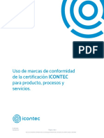 Manual de Uso de Marcas de Conformidad en Producto ICONTEC