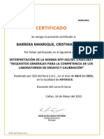 106-2022 Certificados NTP 17025 - Barrera
