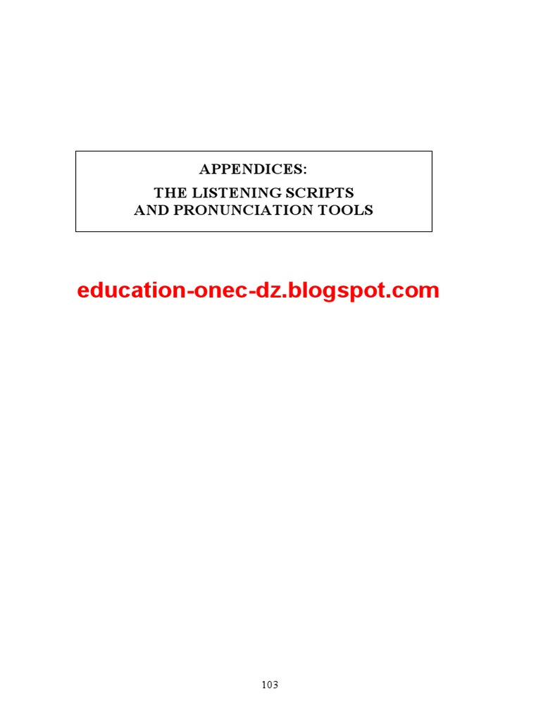 Listening Scripts and Pronunciation Guide | PDF | Art