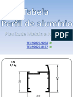 Tabela Alumínio Plenitude