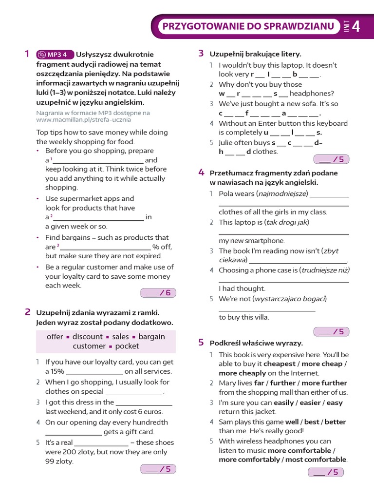 Brainy Klasa 7 ZP Przygotowanie-Do-Sprawdzianu | PDF