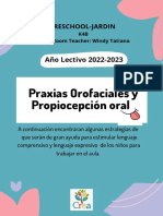 Praxias Orofaciales y Propiocepción Oral.