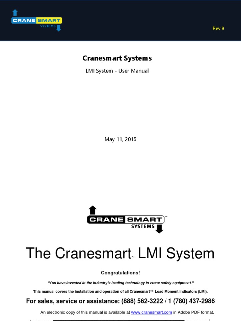 LMI Manual Older System | PDF | Crane (Machine) | Screw