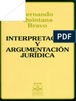 Interpret. y Argum. Jurídica - Fernando Quintana B