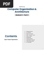 COA MODULE Input Output Organization