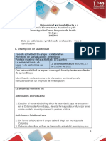 Guía de Actividades y Rúbrica de Evaluación - Unidad 1 - Fase 2 - Identificación