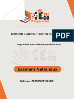 Examens Nationaux Comptabilite Generale Et MF 2010 2020 Gestion Comptable
