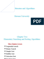 Chapter 2 - Elementary Searching and Sorting Algorithms