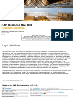 SAP Business One 10.0 Highlights ES