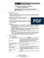 Bases de Proceso de Selección Cacs