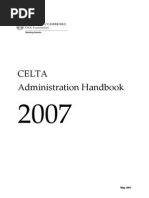 CELTA Handbook - Tutors