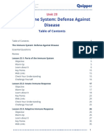 The Immune System Defense Against Disease Study Guide