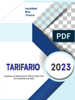 Tarifario Uac