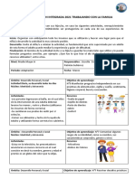 Planificación Integrada 2021 Trabajando Con La Familia