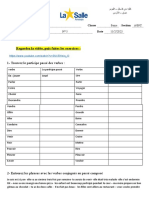 Fiche 5 Le Passé Composé