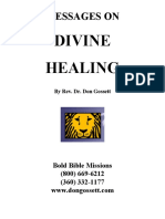 Messages On Divine Healing by Rev DR Don Gossett Bold Bible Missions 800 360