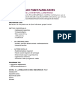 Examen Psicopatologies