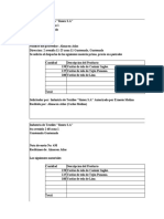 Orden de Compra y Informe de Recepcion