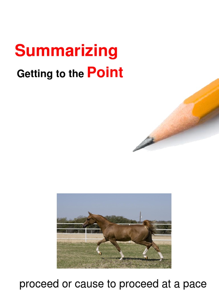 Summarizing pdf