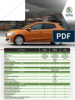 Nueva Škoda Fabia: Datos técnicos y equipamiento
