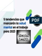 5 Tendencias de Salud Mental 2023