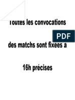 Convocations