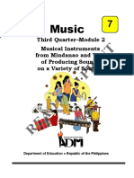 Music7 - q3 - Mod2 - Musical Instruments From Mindanao and Ways of Producing Sounds On A Variety of Sources - v5