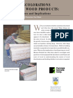 Discolorations On Wood Products - Causes and Implications