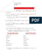 Introducción a la informática: identifica elementos hardware y software