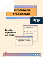 Destilación Fraccionada