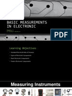 Module 5 - Basic Measurements in Electronics