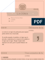 Diapositivas Lengua Castellana, La Coma
