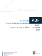 Plan de Contingencia para Elecciones 2023HBZ