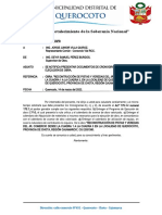 Carta #01 para El Contratista RCC - de La Supervisión - Cronograma para Ejecución de Obra