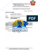 Carta #02 para El Contratista RCC - de La Supervisión - Reinicio de Obra