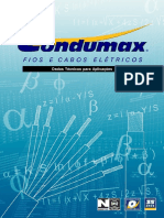 Dados técnicos para aplicações de cabos elétricos