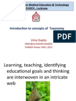 Basic workshop on Medical Education & Technology: Understanding Taxonomy