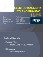 MEDAN ELEKTROMAGNETIK TELEKOMUNIKASI 