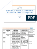 RPT 2021 - Matematik Tingkatan 3 KSSM - 18.1.2021