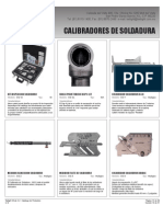 Calibradores de soldadura y herramientas de inspección