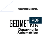 Geometría, Desarrollo Axiomático (Ana Berenice Guerrero)