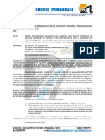 Carta N°013-2022-CP - Reconsideración o Adenda A Contrato