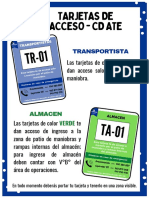 Flyer de Tarjetas de Acceso