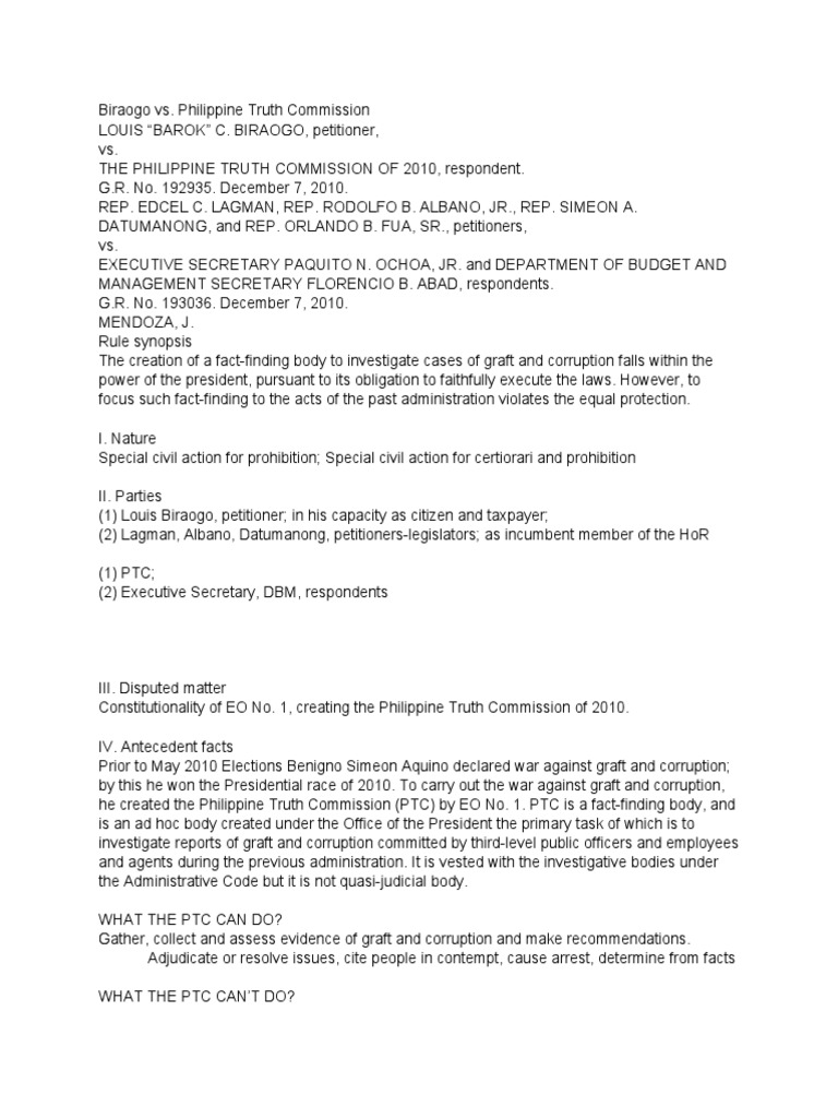 biraogo-vs-philippine-truth-commission-pdf-political-law-governance