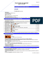 Hoja de datos de seguridad insecticida TETRACIP ZAPI