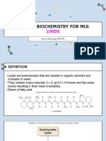 Biochem - Lipids