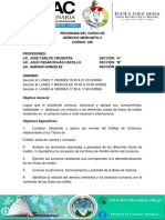 Programa, Derecho Mercantil II, 2023