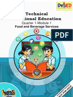 Technical Vocational Education: Quarter 1 Quarter 1-Module 1