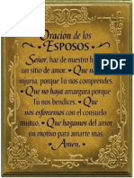 Oración de Los Esposos