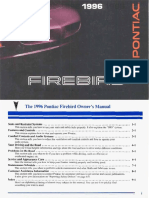 Pontiac Firebird Owner Manual